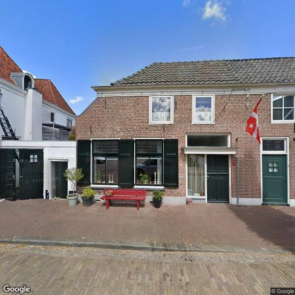 Straatbeeld van Bisschopstraat 21, 8325BA Vollenhove