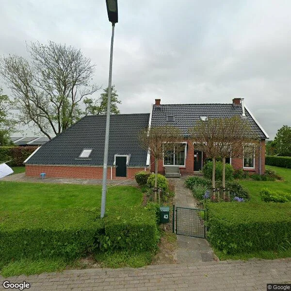 Straatbeeld van Bouwerschapweg 43, 9795TA Woltersum