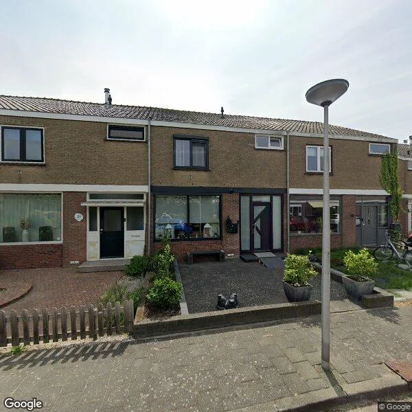 Straatbeeld van Bryhoekstraat 22, 3223BE Hellevoetsluis