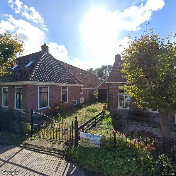 Straatbeeld van De Buorren 6, 9136PV Peazens