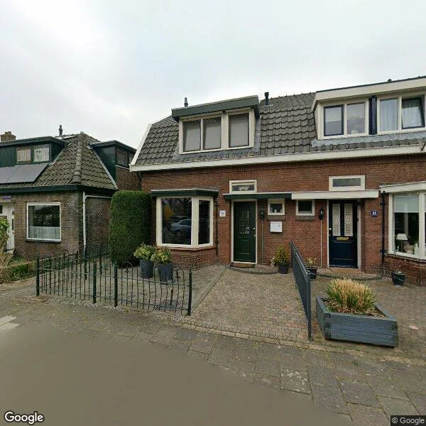 Straatbeeld van de Wetstraat 36, 2987AC Ridderkerk