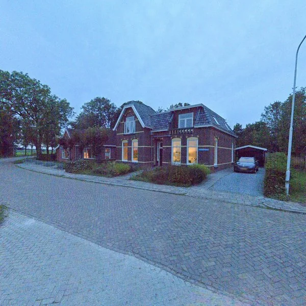 Straatbeeld van Doarpsstrjitte 6, 9134NM Ljussens