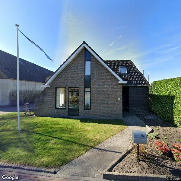 Straatbeeld van Dorpsstraat 52, 9605PB Kiel-Windeweer