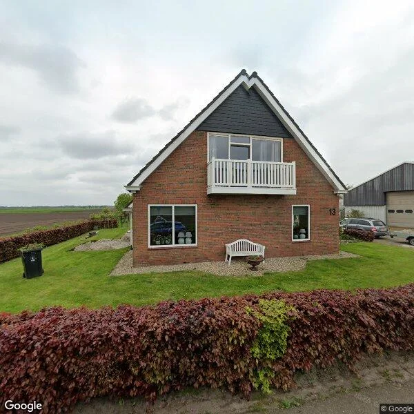 Straatbeeld van Groenedijk 13, 9621TL Slochteren