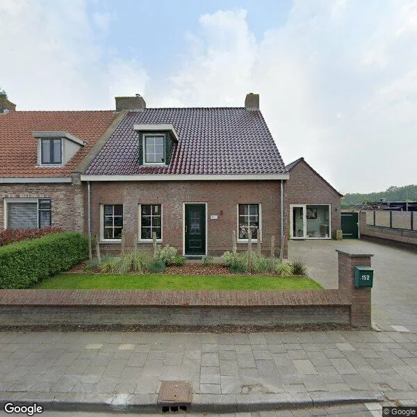 Straatbeeld van Herelsestraat 152, 4726AJ Heerle