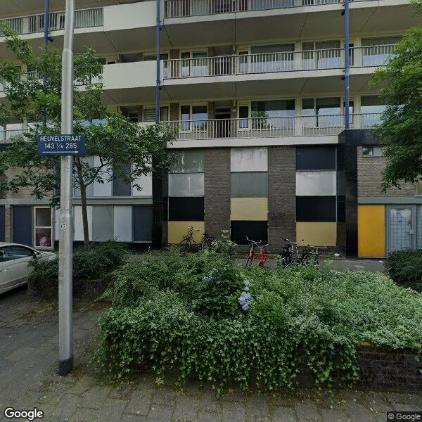 Straatbeeld van Heuvelstraat 184, 5038AJ Tilburg
