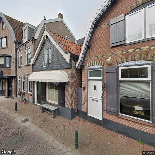 Straatbeeld van Hoekstraat 19, 3751AL Bunschoten-Spakenburg