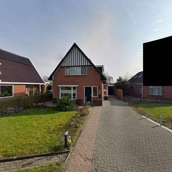 Straatbeeld van Hoofdstraat 110, 9355TC Midwolde