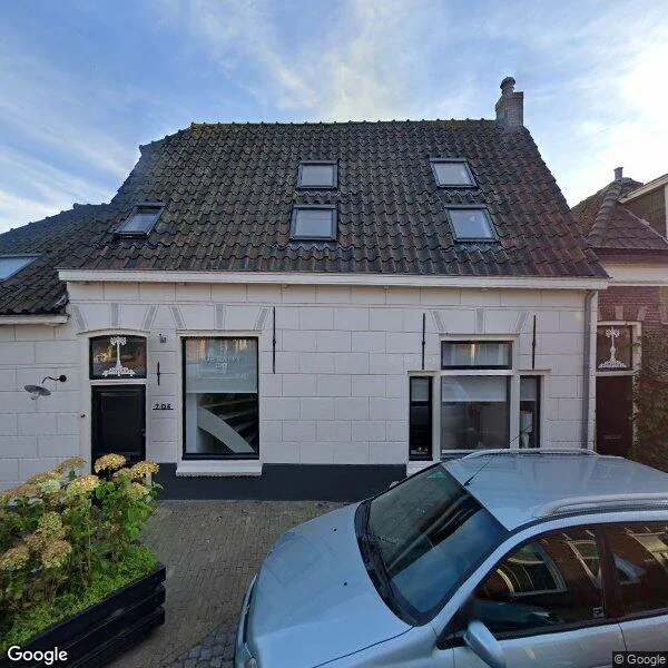 Straatbeeld van Hoofdstraat 206, 2351AR Leiderdorp