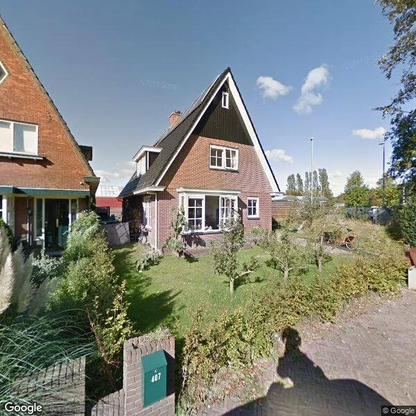 Straatbeeld van Kennemerstraatweg 407, 1851NE Heiloo
