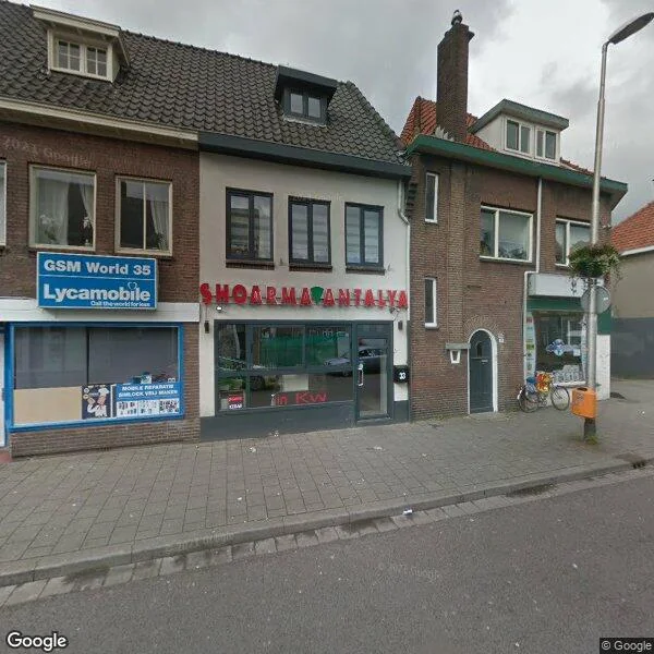 Straatbeeld van Korvelseweg 33, 5025JB Tilburg