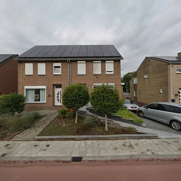 Straatbeeld van Limbrichterstraat 28, 6118AM Nieuwstadt