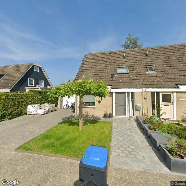 Straatbeeld van Middelgronden 12, 8531NM Lemmer