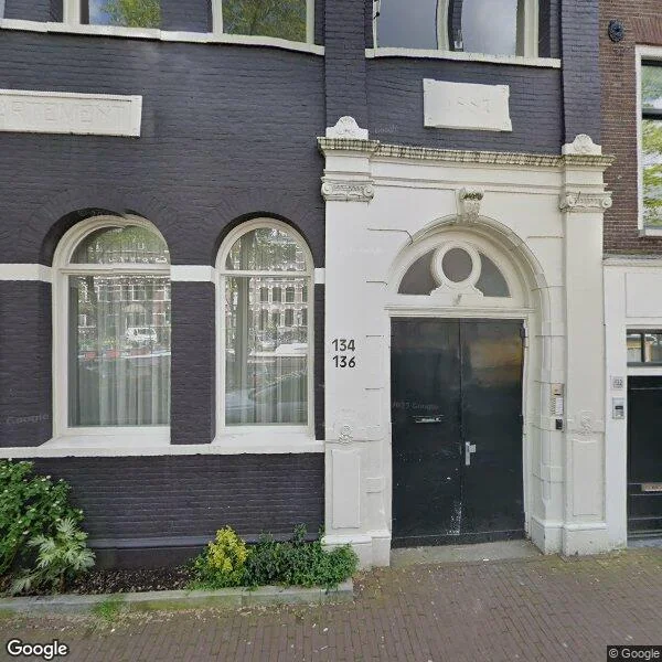 Straatbeeld van Nieuwe Achtergracht 134A, 1018WV Amsterdam