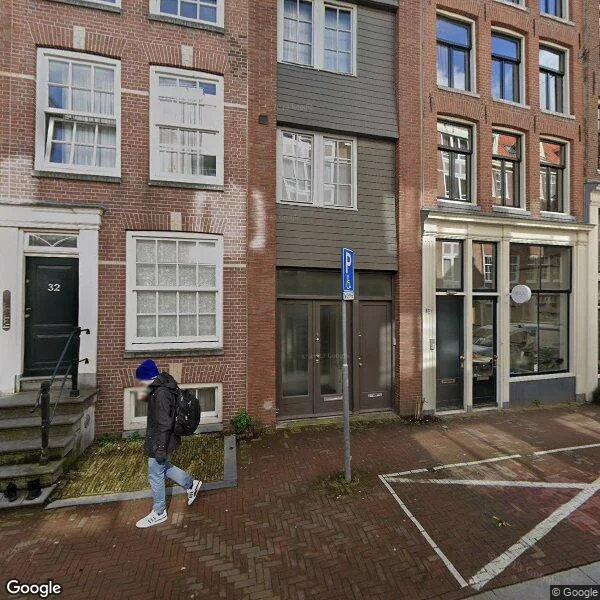 Straatbeeld van Nieuwe Kerkstraat 32C, 1018EB Amsterdam