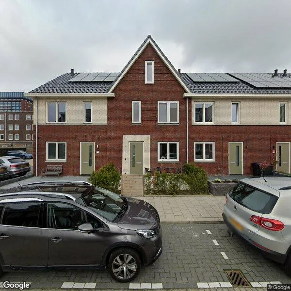 Straatbeeld van Pieter van den Hoogenbandstraat 45, 3118JV Schiedam