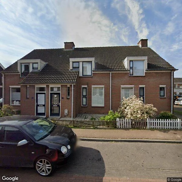 Straatbeeld van Polderstraat 25, 2952AK Alblasserdam