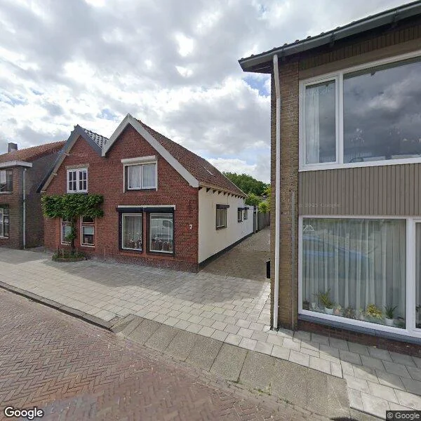 Straatbeeld van Poststraat 7, 4413CJ Krabbendijke