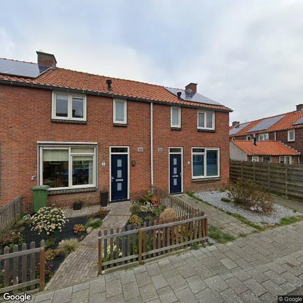 Straatbeeld van Regentessestraat 2, 4388JG Oost-Souburg
