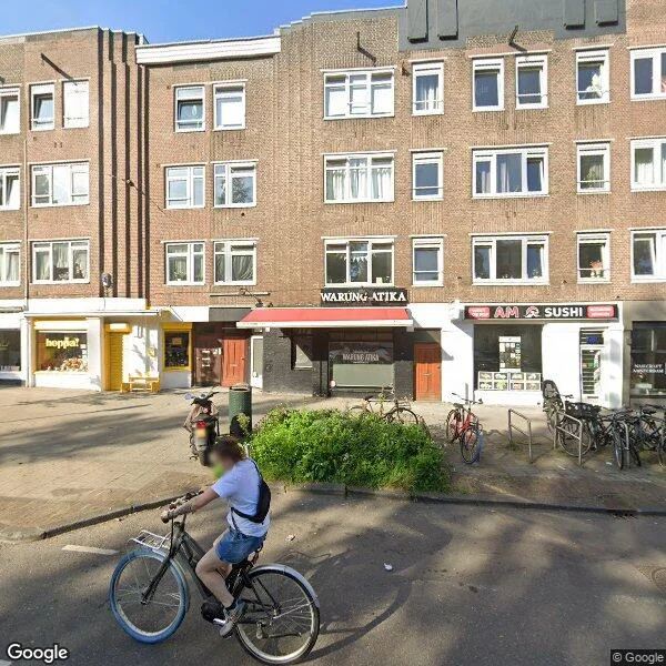 Straatbeeld van Van Woustraat 232-2, 1073NC Amsterdam