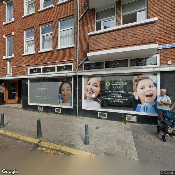 Straatbeeld van Vleerstraat 1, 2513VH Den Haag