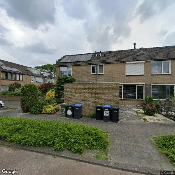 Straatbeeld van Wijngaard 218, 8212CN Lelystad